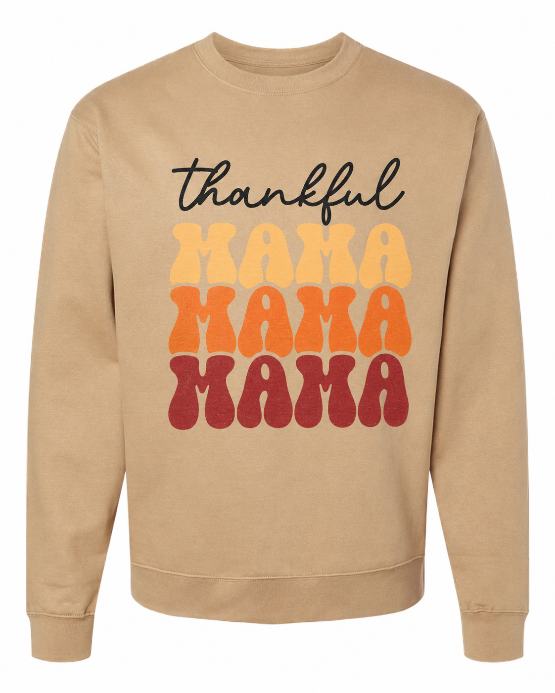Thankful Mama Oversized Fall Sweatshirt