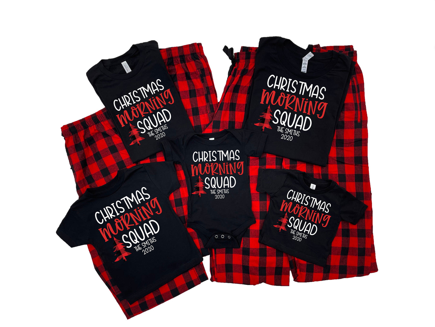 Christmas Morning Squad, Family Christmas Shirts, Family Christmas Photoshoot, Customized Christmas T-Shirts, Matching Family Christmas - Up2ournecksinfabric