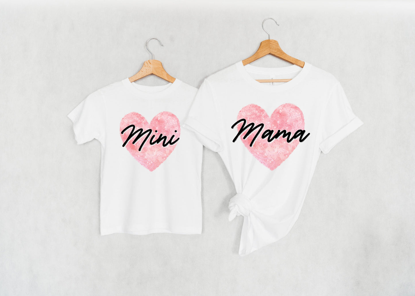 Mama & Mini Matching Valentines Day T-Shirts - Up2ournecksinfabric