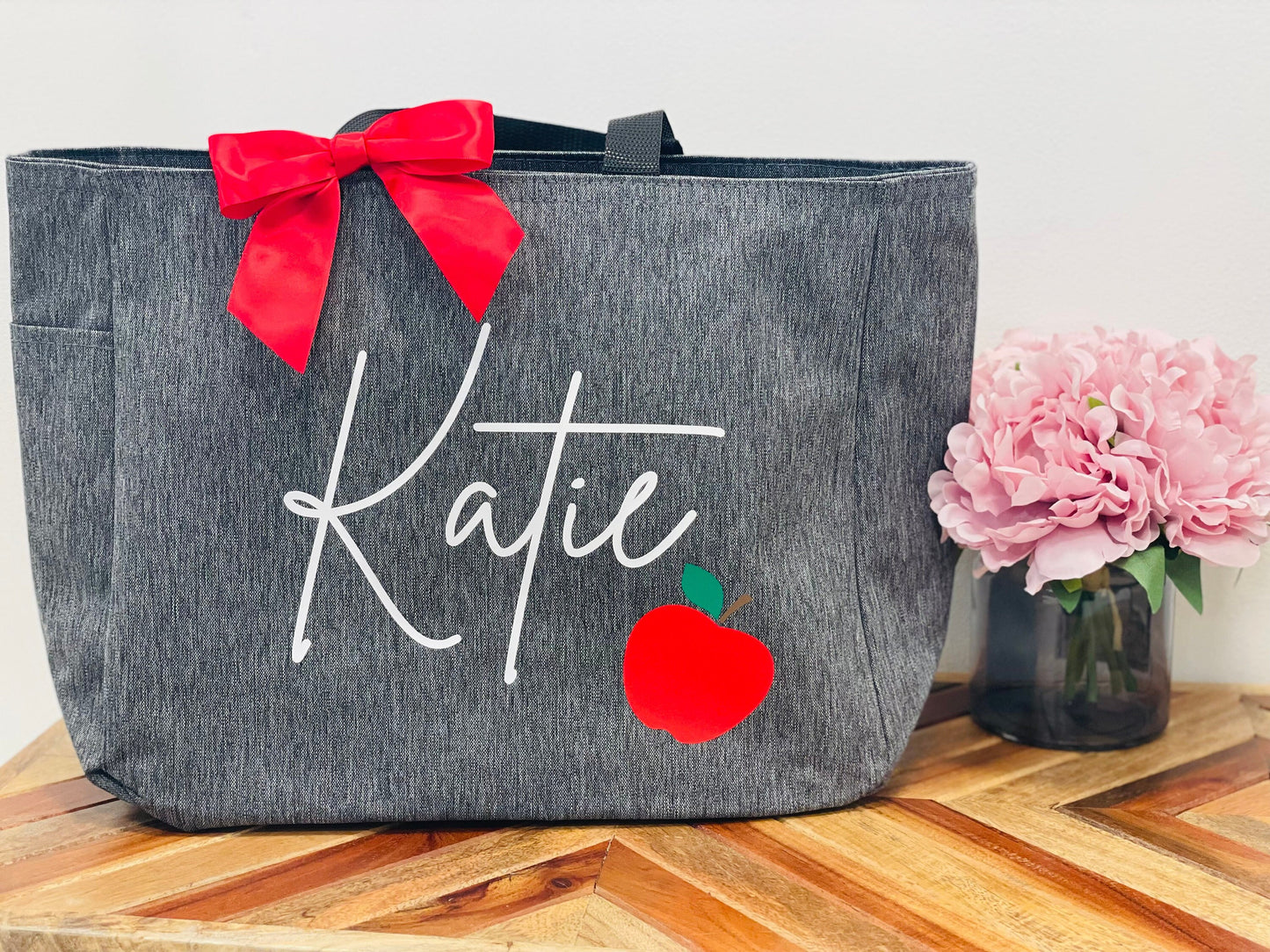 Customized Teacher Appreciation Week Gift Tote Bag - Up2ournecksinfabric