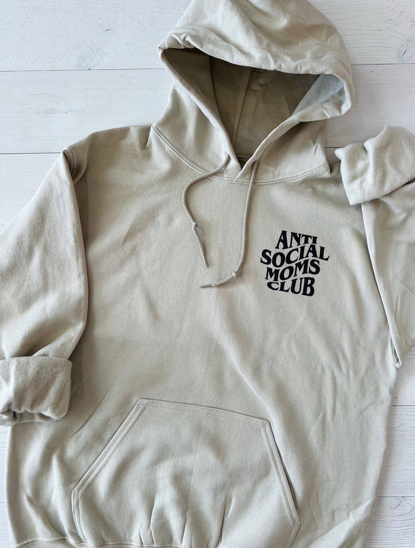 Anti Social Moms Club Oversized Hoodie - Up2ournecksinfabric