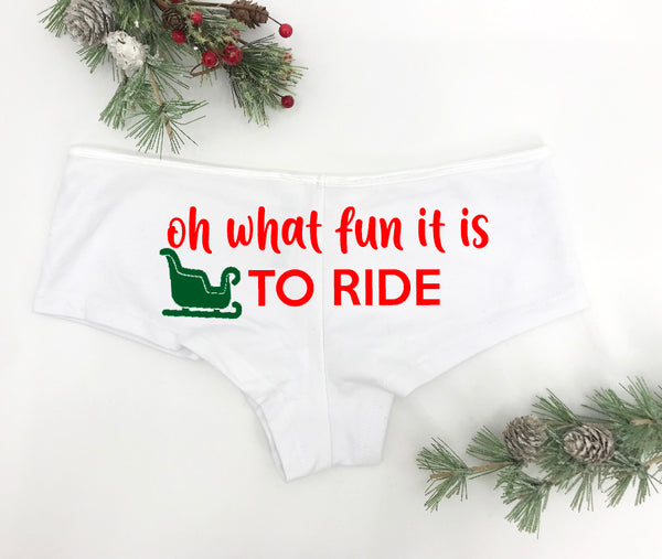 Womens Christmas Panties