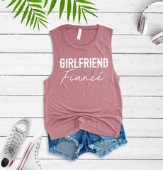engagement gift - girlfriend fiance shirt - fiance shirt - girlfriend fiance tee - engaged shirt - engagement gift - announcement shirt