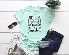 Promoted to grandma, Gift for grandma, Gift for mom, Birthday gift, Mothers day gift, Mom shirt, Grandma shirt,