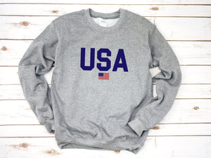 4th of july sweatshirt, USA shirt, womens 4th of july, america shirt, 4th of july, patriotic shirt, red white and blue, 4th of july pullover