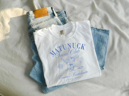 Coastal Bachelorette Party Shirts for Bridesmaids - Up2ournecksinfabric