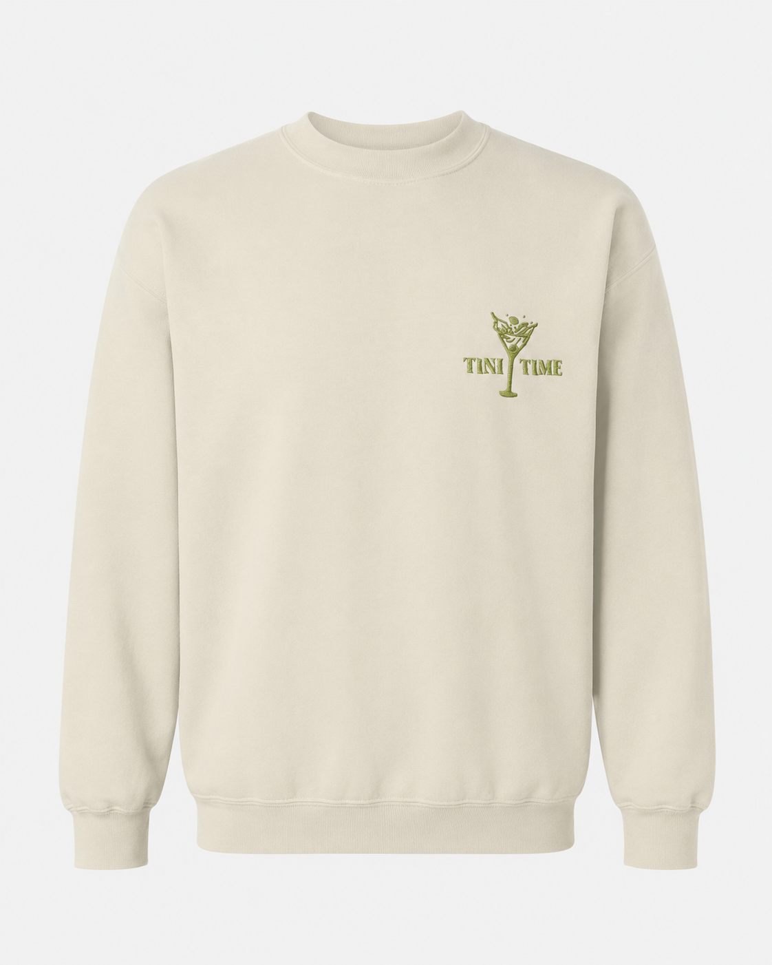 Embroidered Espresso Martini "Tini Time" Sweatshirt