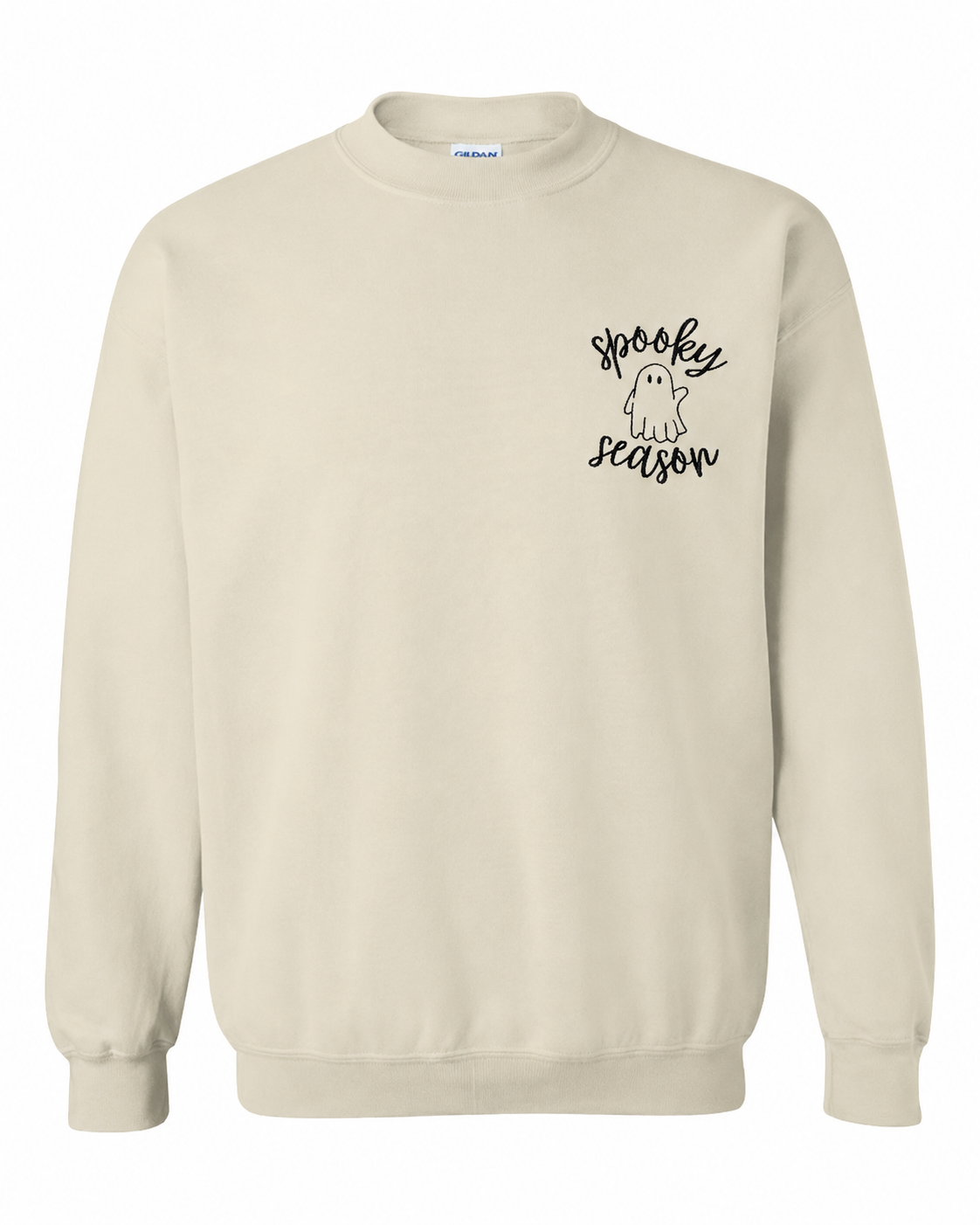 Spooky Ghost Embroidered Sweatshirt