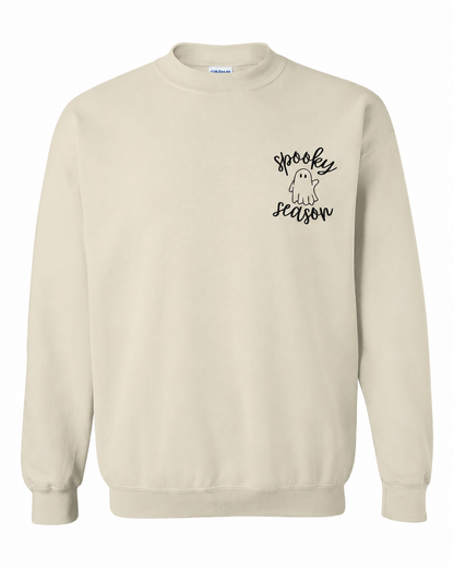Spooky Ghost Embroidered Sweatshirt