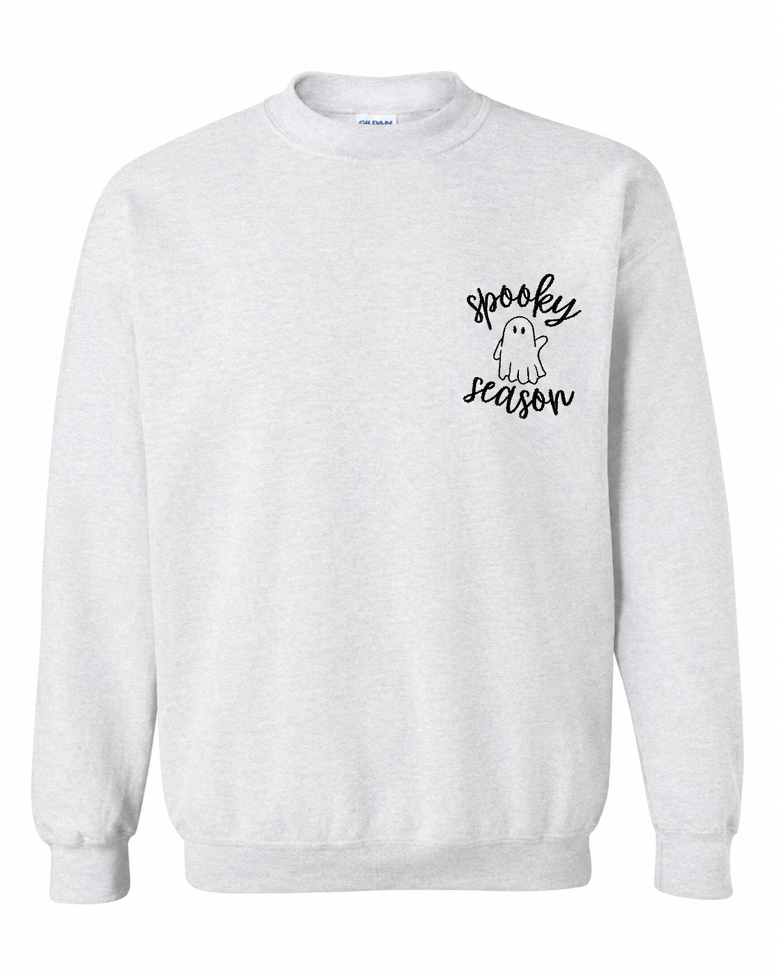 Spooky Ghost Embroidered Sweatshirt