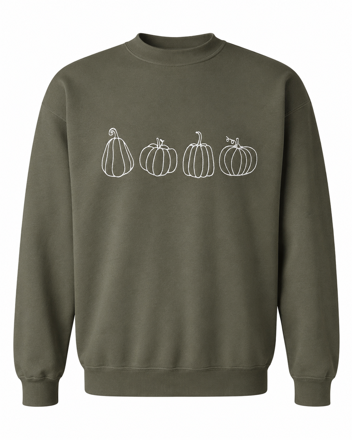 Embroidered Four Pumpkin Sweatshirt
