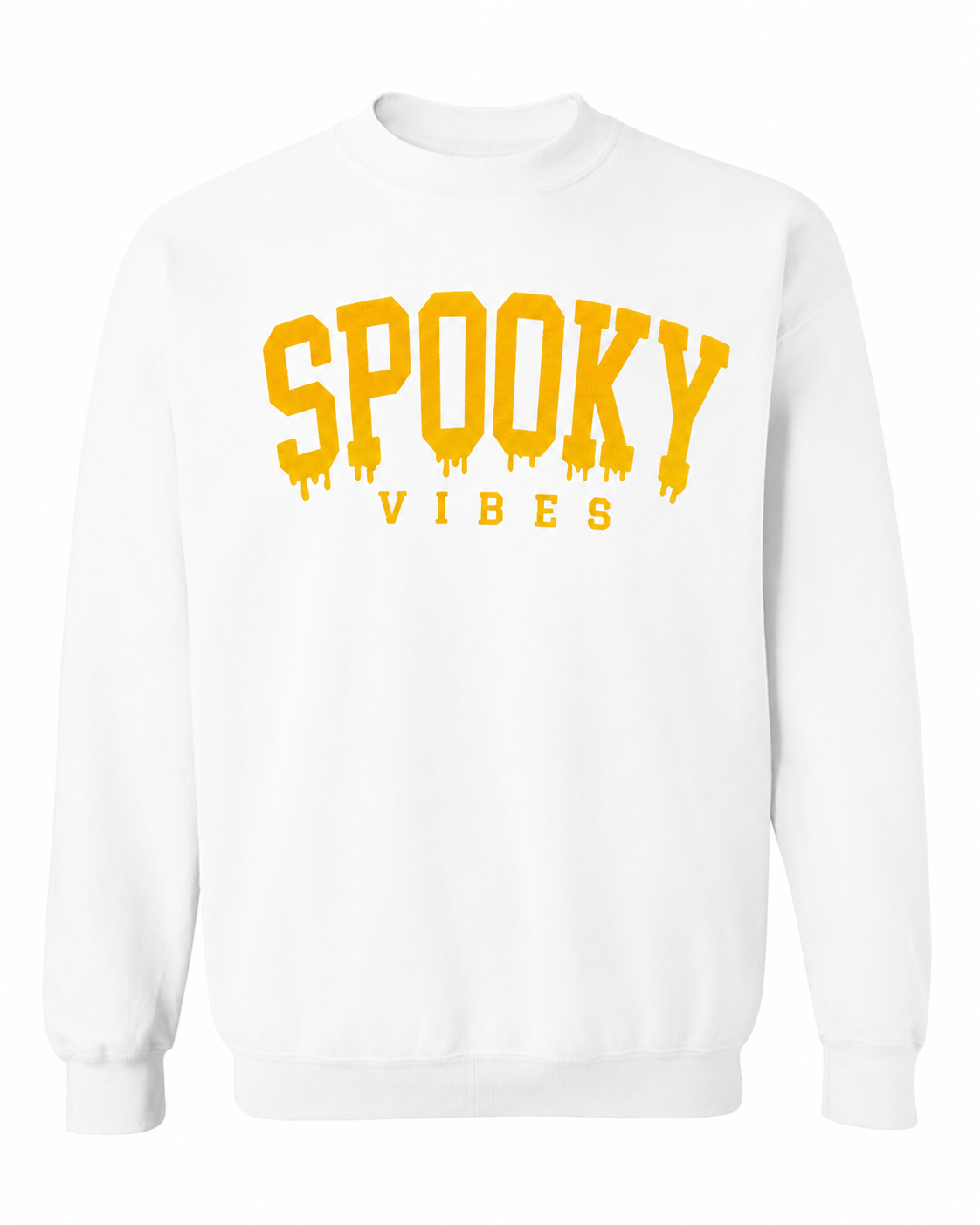 Spooky Vibes Oversized Chocolate Sweatshirt