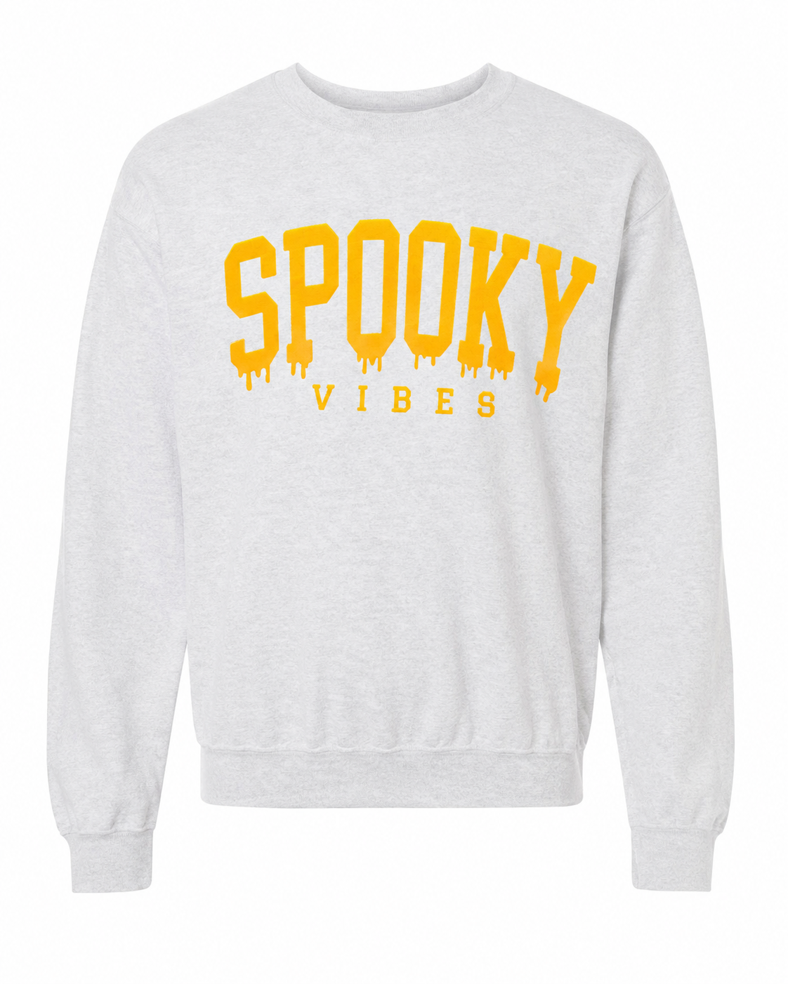 Spooky Vibes Oversized Chocolate Sweatshirt