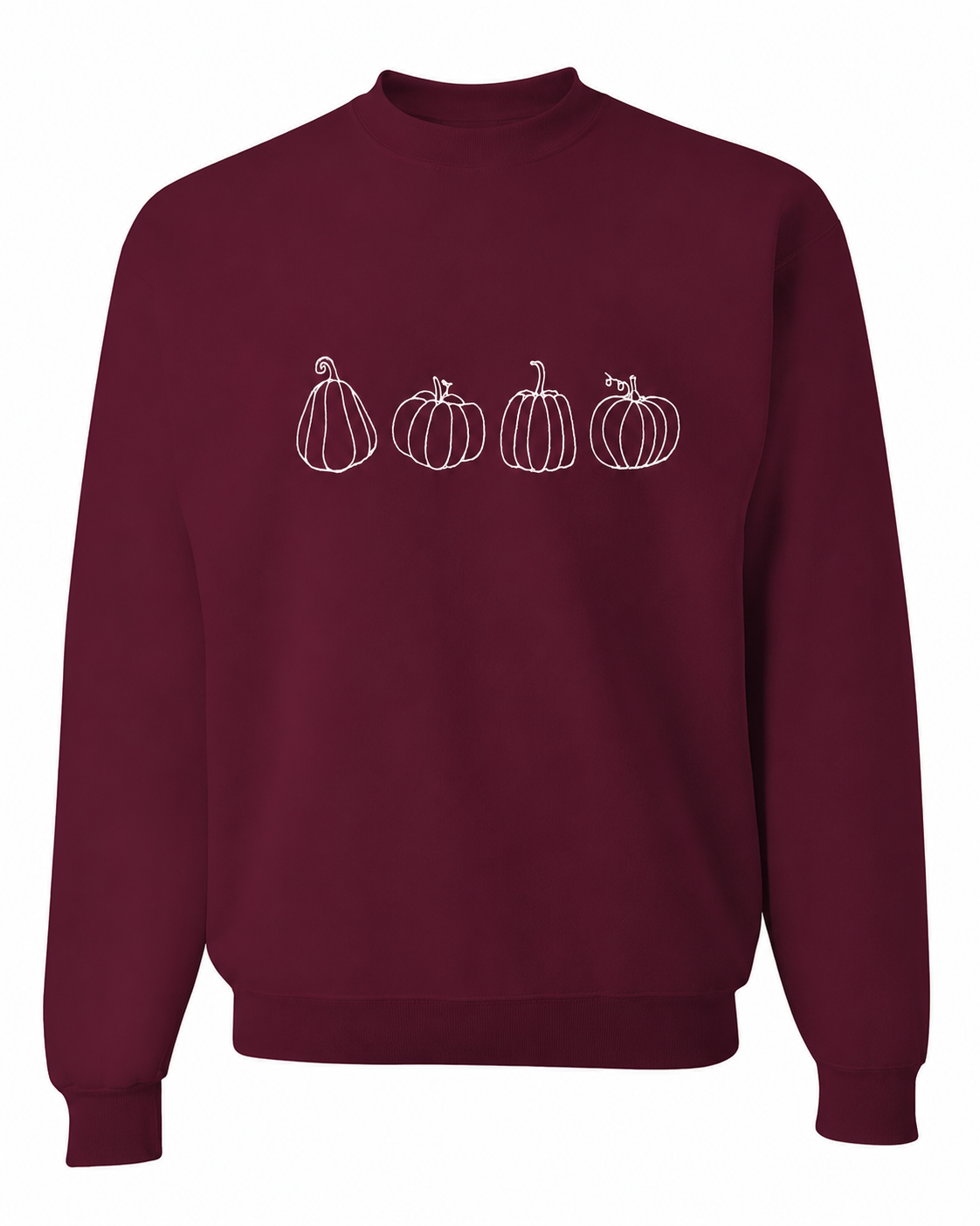 Embroidered Four Pumpkin Sweatshirt
