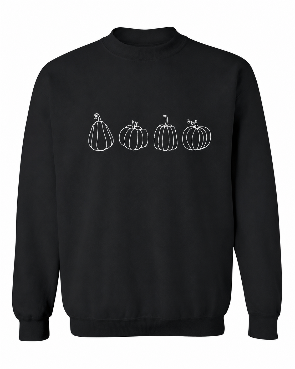 Embroidered Four Pumpkin Sweatshirt