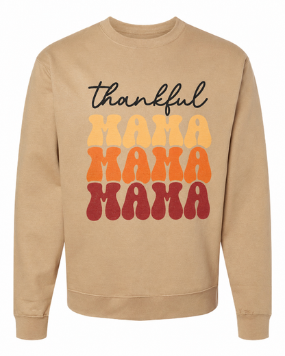 Thankful Mama Oversized Fall Sweatshirt