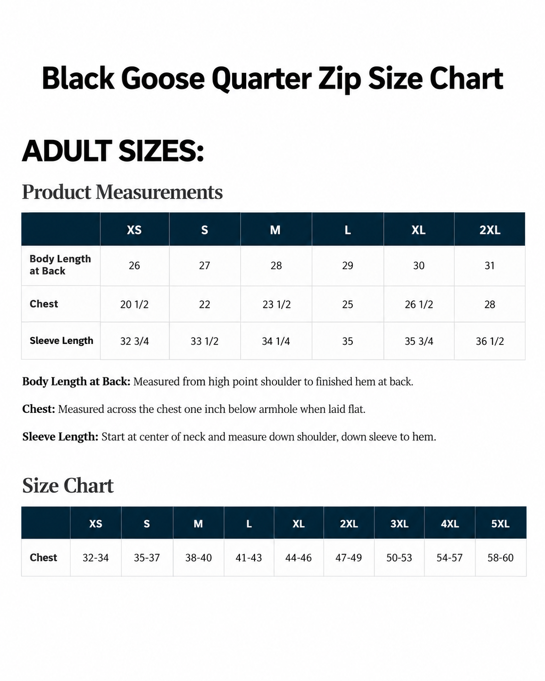 Seekonk Black Goose - Quarter Zips