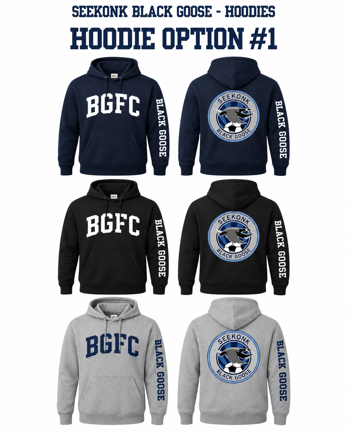 Seekonk Black Goose - Hoodies - Up2ournecksinfabric