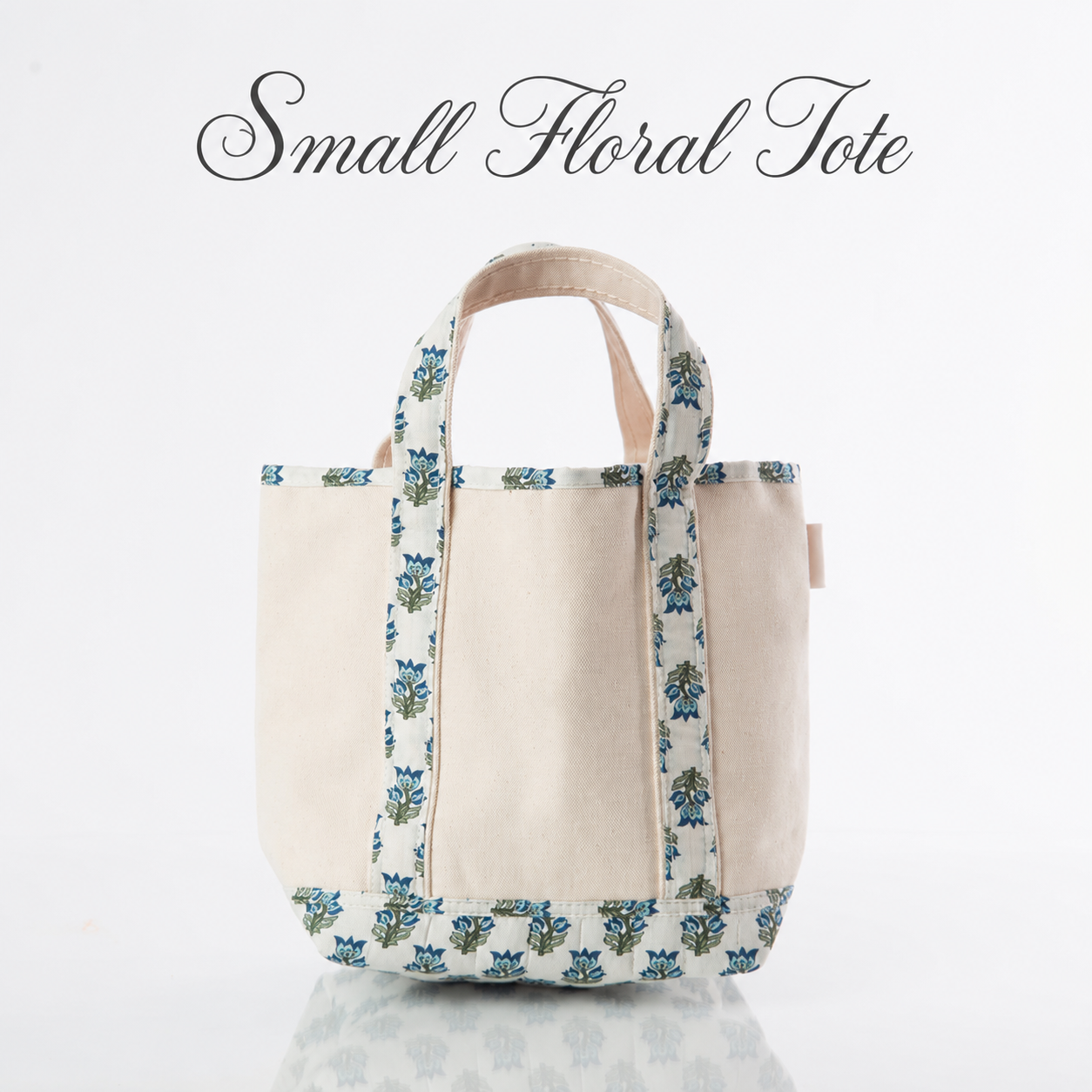 Personalized Embroidered Mini Canvas Tote Bag