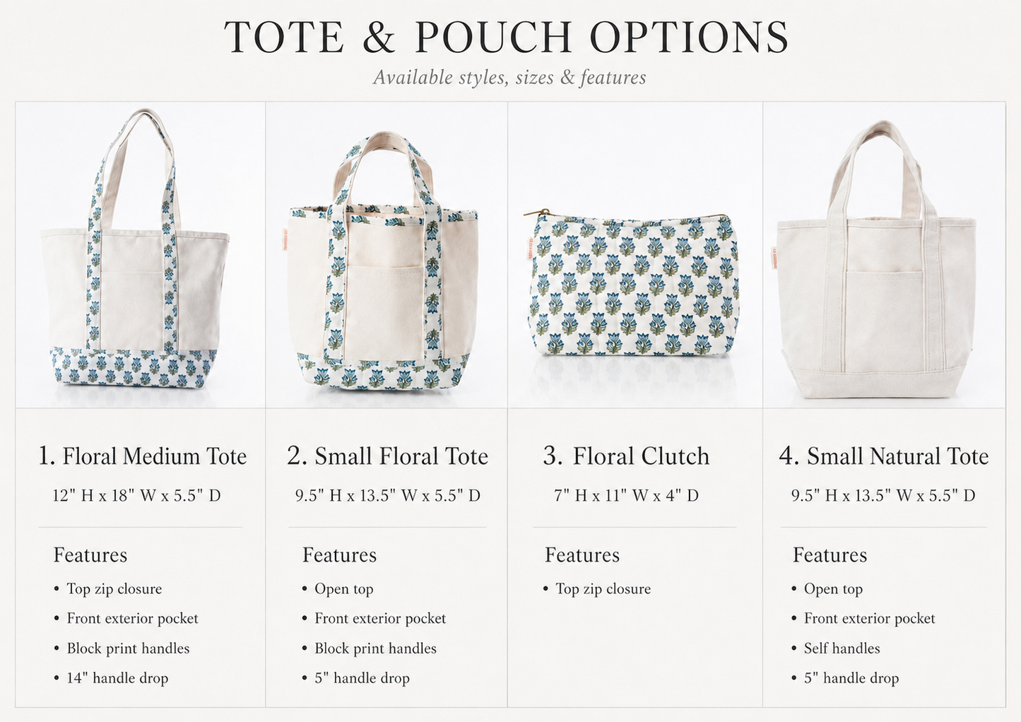 Personalized Embroidered Mini Canvas Tote Bag