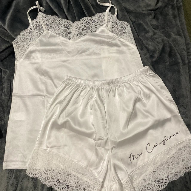 Custom Satin Pajama Set - Up2ournecksinfabric