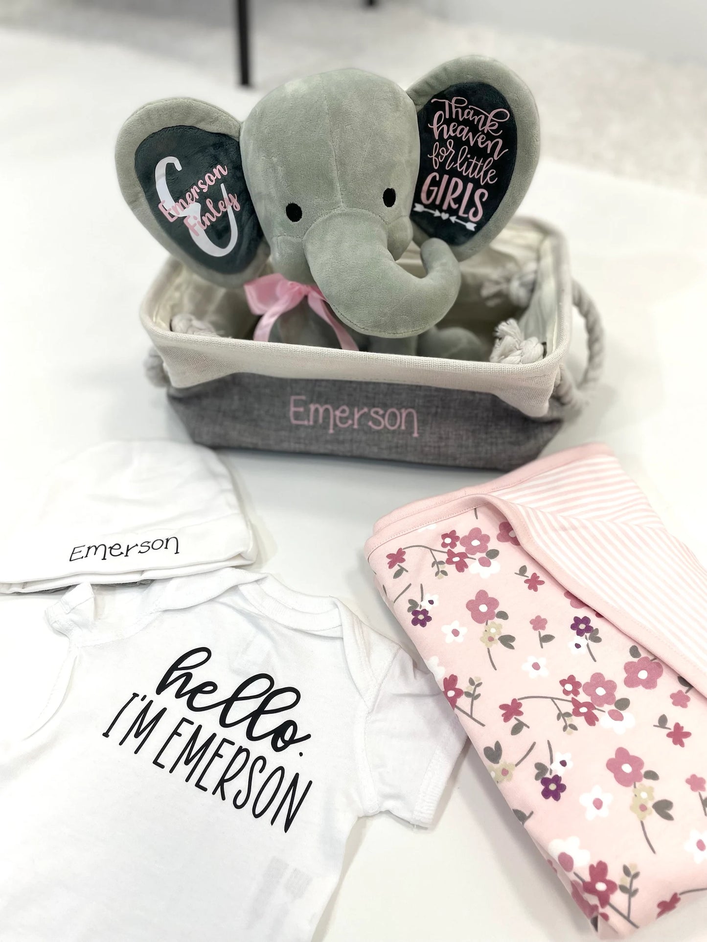 Newborn Baby Welcome Home Gift Basket