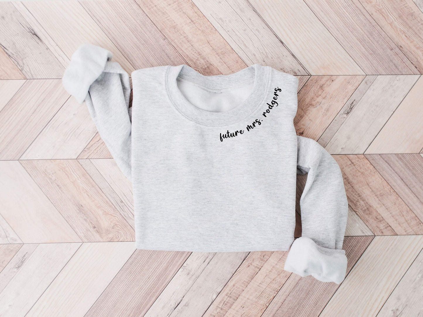 Customized Future Mrs. Crewneck Collar