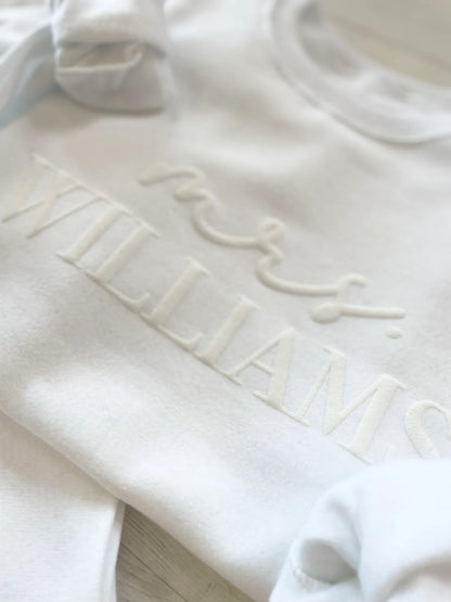 Customized Wifey Sweatsuit - Up2ournecksinfabric