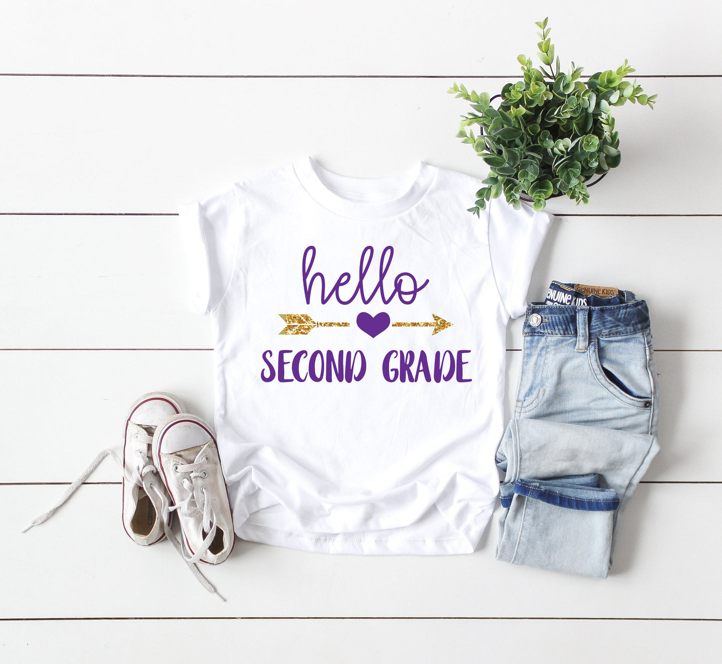 second grade shirt, 2nd grade shirt, hello second grade shirt, first day of school shirt, 2nd grade tee, announcement second grade tee