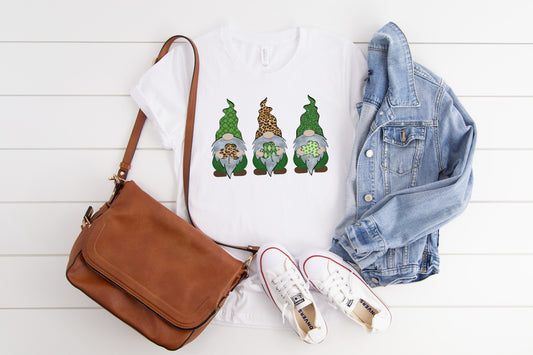 st pattys gnome shirt, womens st patricks day shirt, buffalo plaid st pattys shirt, shamrock shirt, paddys day tee, st pattys day outfit