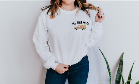 It's Fall Yall Pumpkin Patch Sweatshirt - Up2ournecksinfabric