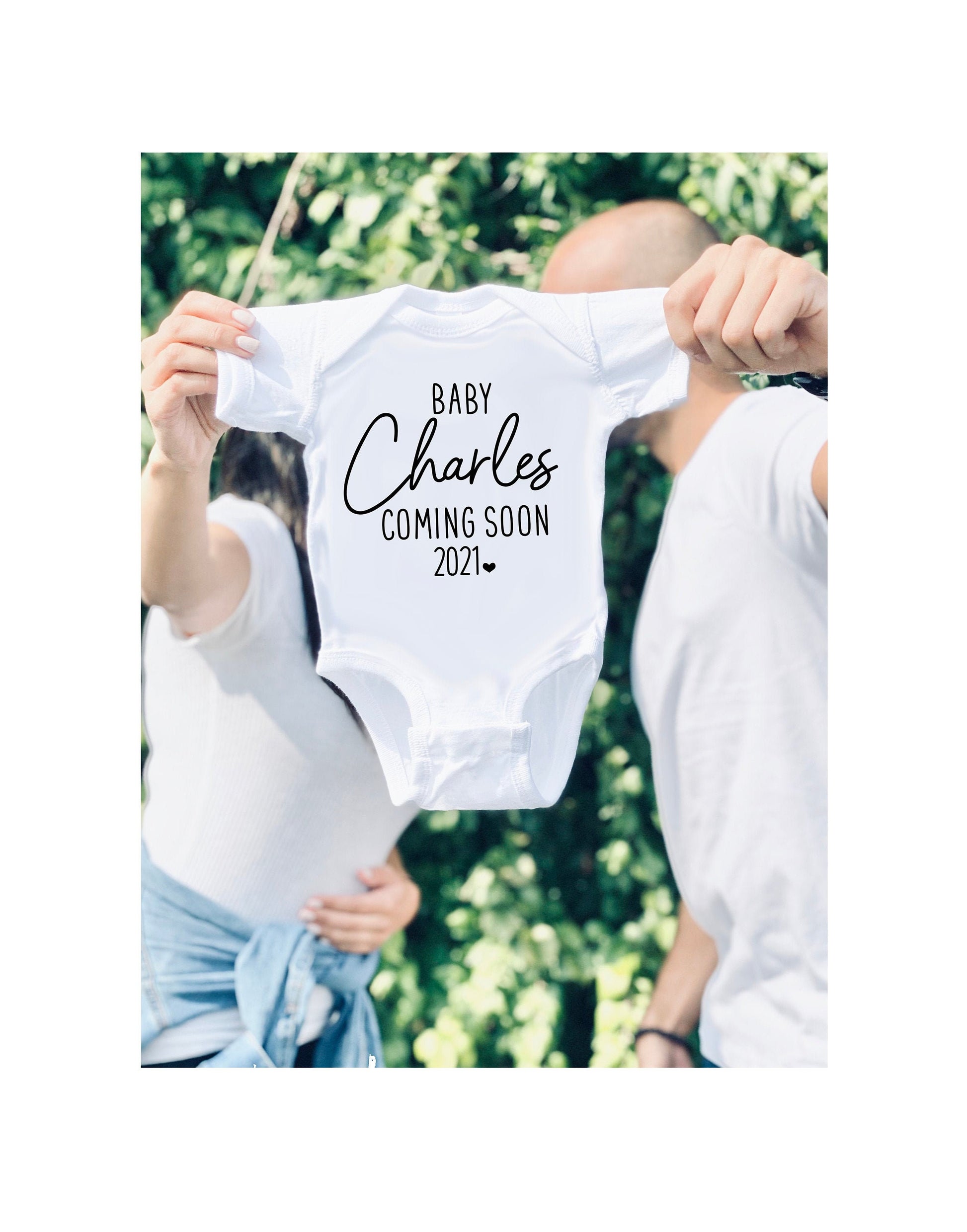 personalized baby announcement, new baby announcement, baby announcement, pregnancy announcement, baby coming soon, pregnancy reveal - Up2ournecksinfabric