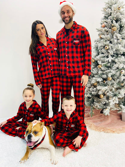 Family Christmas Pajamas, Custom Family Shirts, Couples Christmas Pajamas, Matching Family Christmas Pajamas, Family Photoshoot Shirts - Up2ournecksinfabric