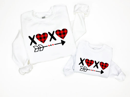 Xoxo shirt, mama and mini shirt, mom and daughter matching shirt, mom and daughter shirt, mommy and me, mama and me, mama and mini