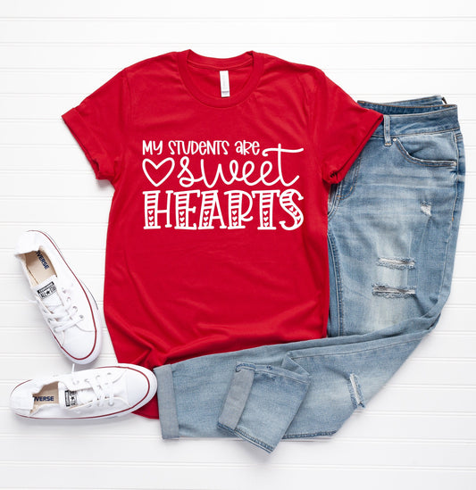 my students are sweethearts, teacher valentine shirt, teachers valentines day shirt, valentines day shirt women, teachers valentines outfit