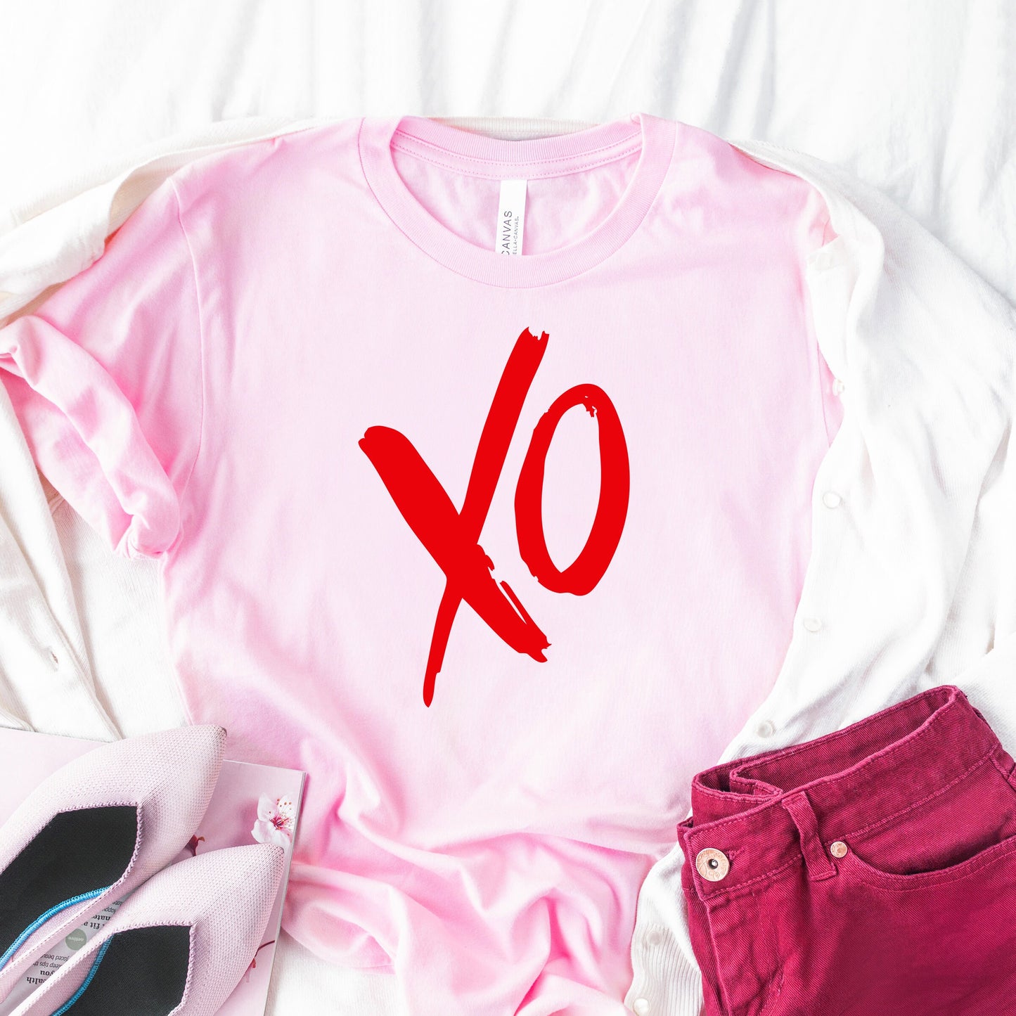 Xoxo shirt, womens valentines day shirt, xoxo sweashirt, love sweatshirt, valentines day outfit, hugs and kisses, womens valentine tee - Up2ournecksinfabric