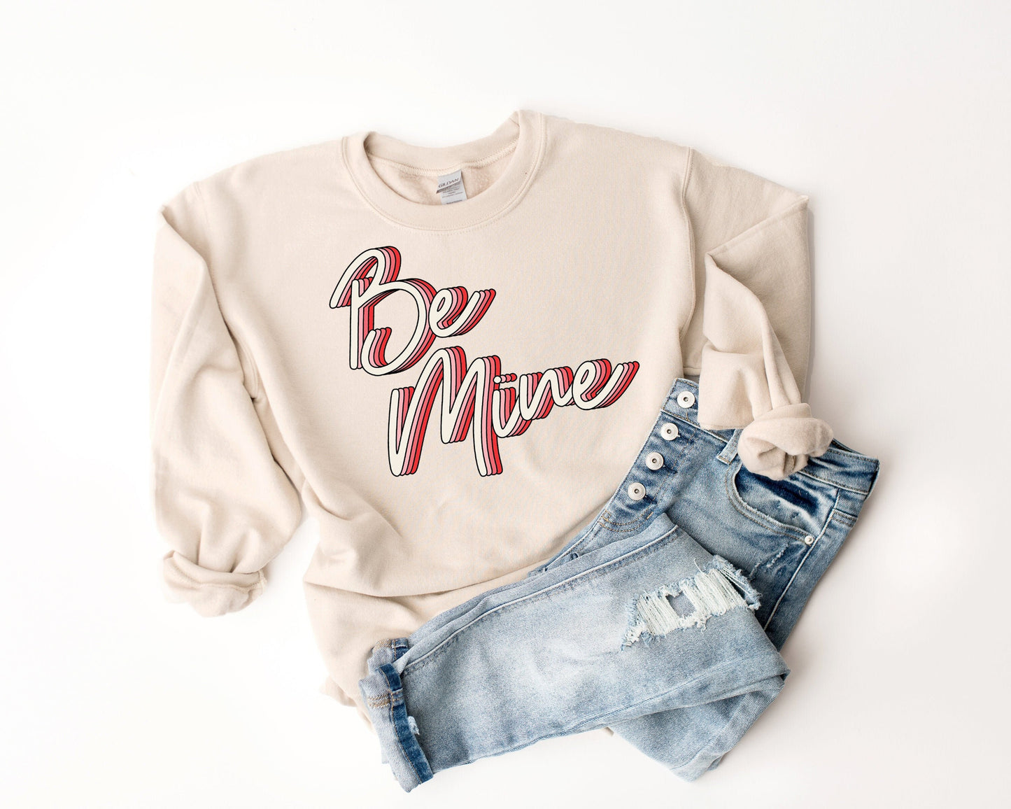 Be mine, Be mine sweatshirt, valentines day sweatshirt, womens valentines day sweatshirt, womens valentintes day, womens valentines day tee - Up2ournecksinfabric