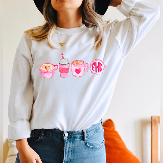 Coffee is my valentine, Coffee sweatshirt, coffee valentine sweatshirt, valentines day sweatshirt, womens valentines day sweatshirt