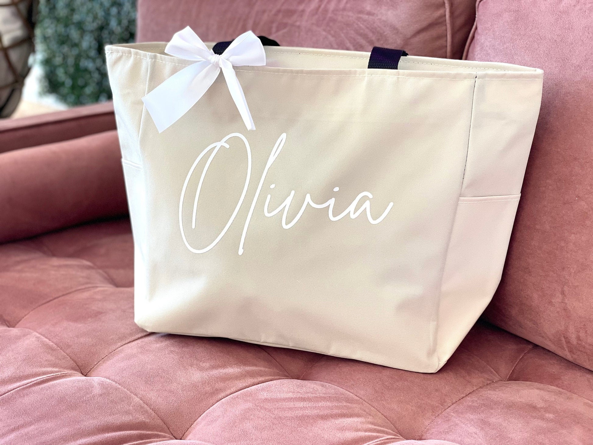 Canvas Tote Bridesmaid Tote Bags Custom Canvas Tote Bags For