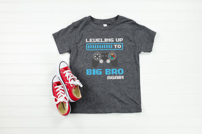 Big Brother Again Shirt, Big Brother Shirt, Promoted to Big Brother Again, Big Bro Shirt, Big Brother Announcement, Pregnancy Announcement - Up2ournecksinfabric