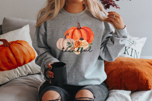 Thankful Sweatshirt, Thanksgiving Sweatshirt, Thankful Shirt, Thanksgiving Shirt Women, Womens Thanksgiving Shirt, Thankful Tshirt, Pumpkin