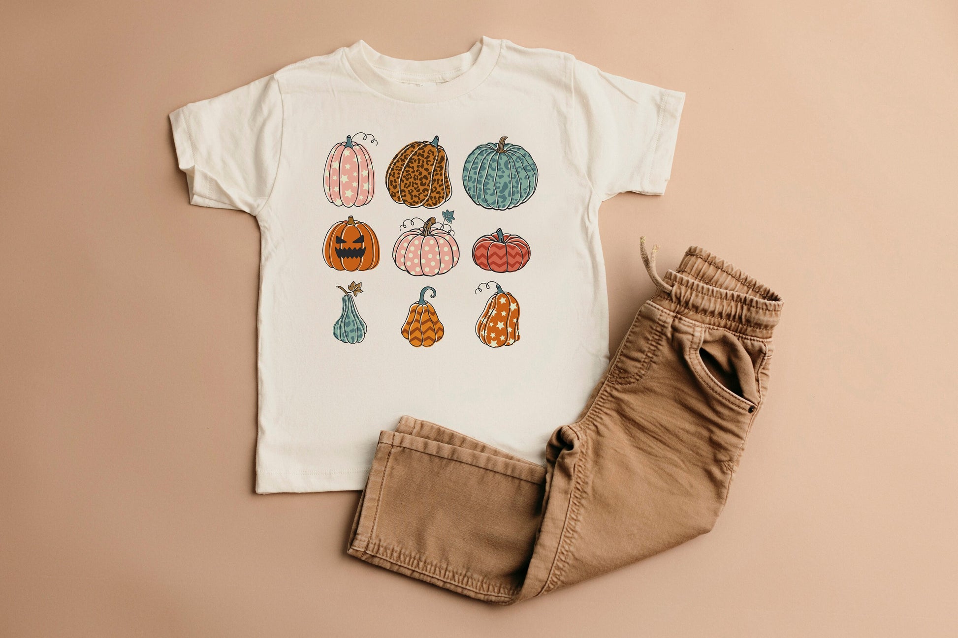 9 Pumpkins Fall T-Shirt - Up2ournecksinfabric