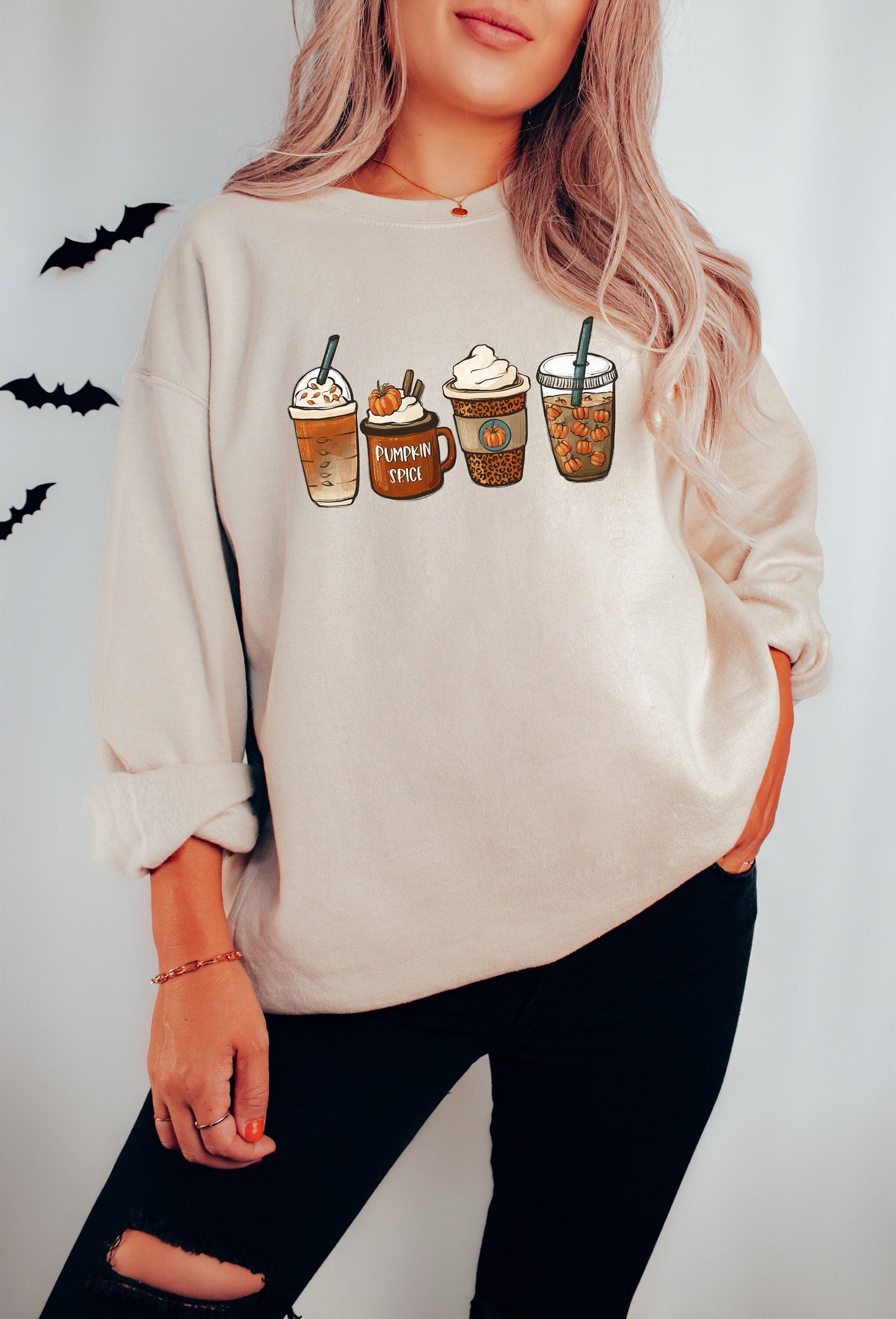 Fall Coffee Sweatshirt, Womens Fall Sweatshirt, Fall Sweatshirt For Women, Womens Fall Sweater, Pumpkin Spice Sweatshirt, It's Fall