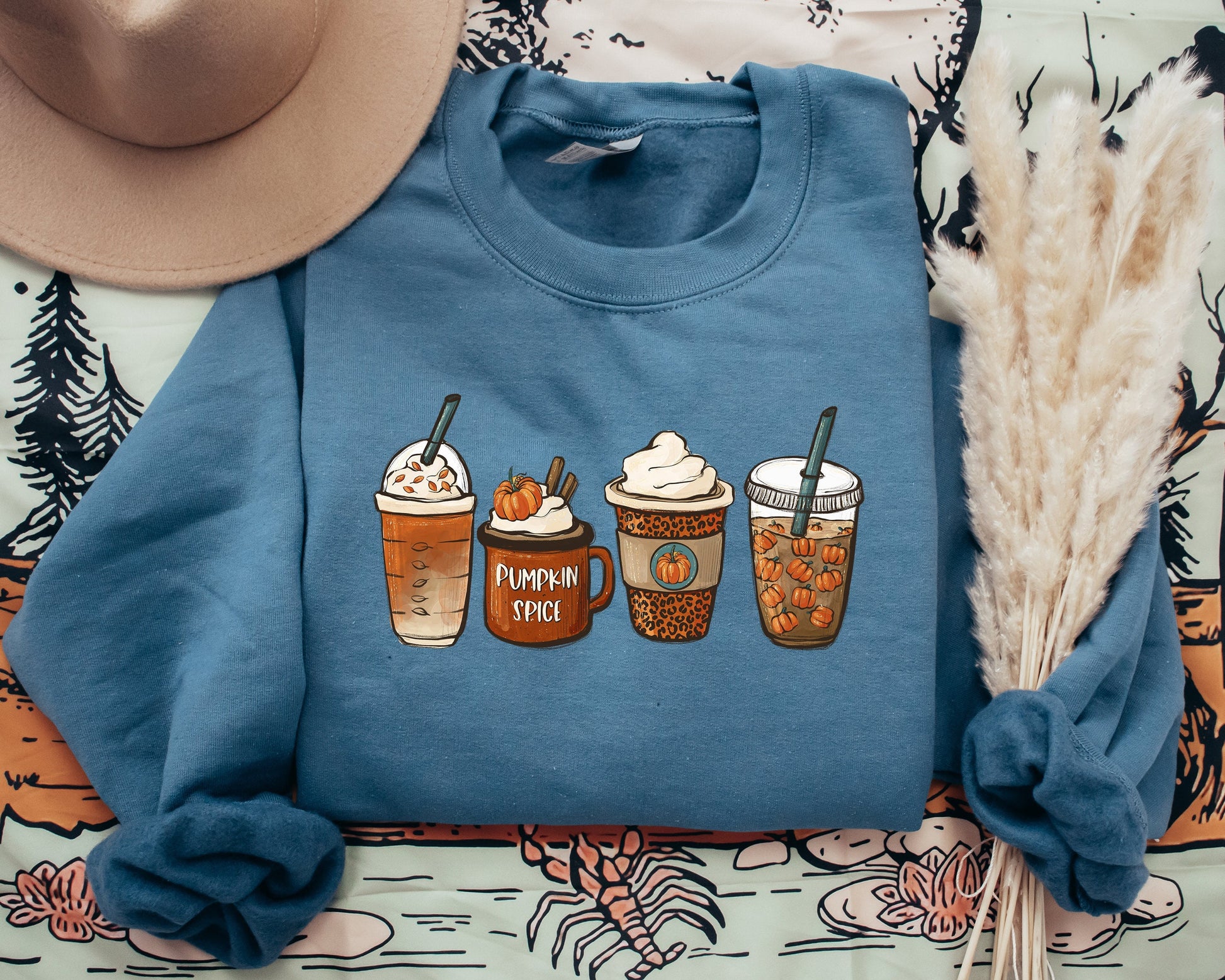 Fall Coffee Sweatshirt, Womens Fall Sweatshirt, Fall Sweatshirt For Women, Womens Fall Sweater, Pumpkin Spice Sweatshirt, It's Fall