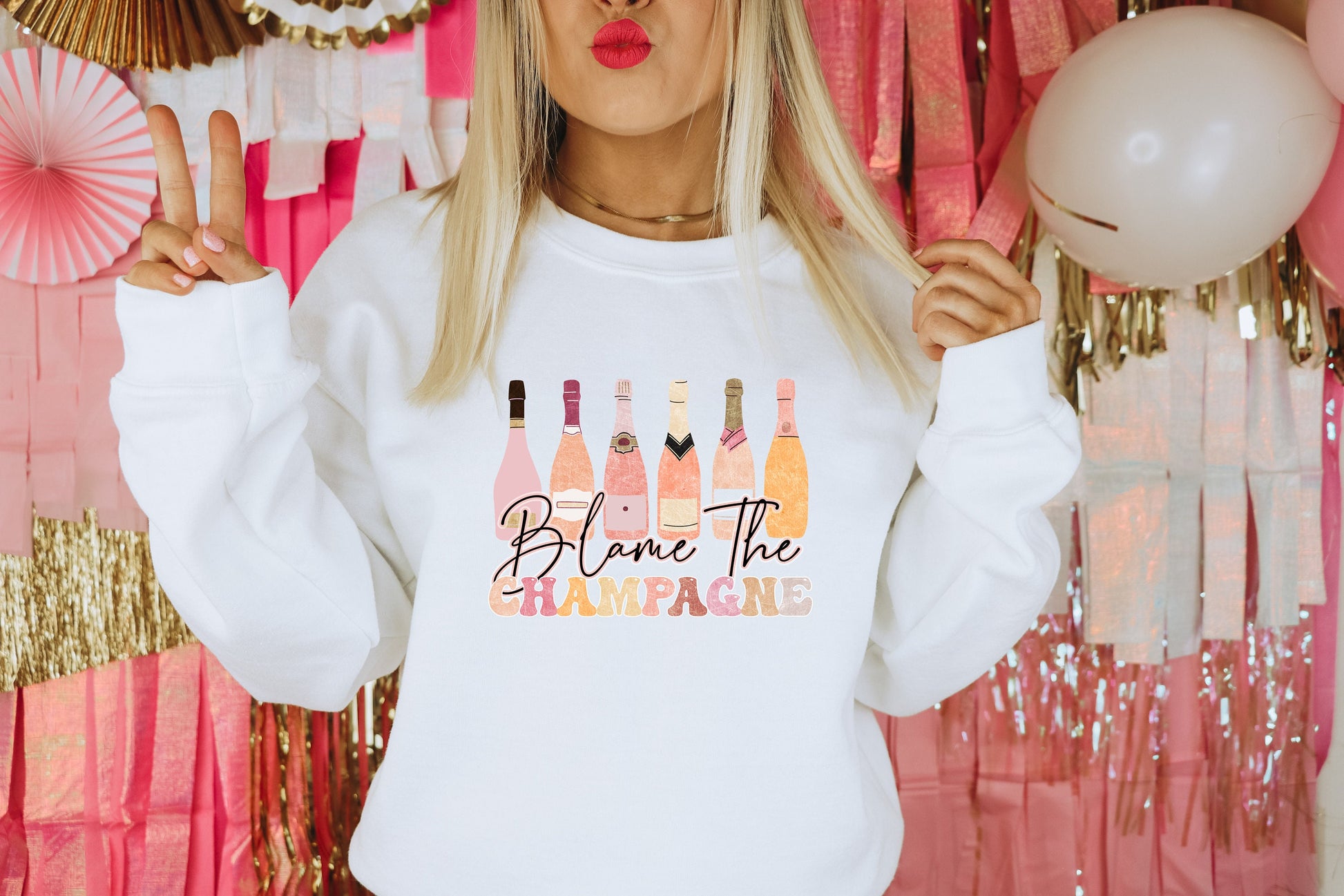 Champagne New Years Sweatshirt, NYE shirt, Blame It On The Champagne, New Years Sweatshirt, Cheers Sweatshirt, 2022 and 2023 Sweatshirt, NYE