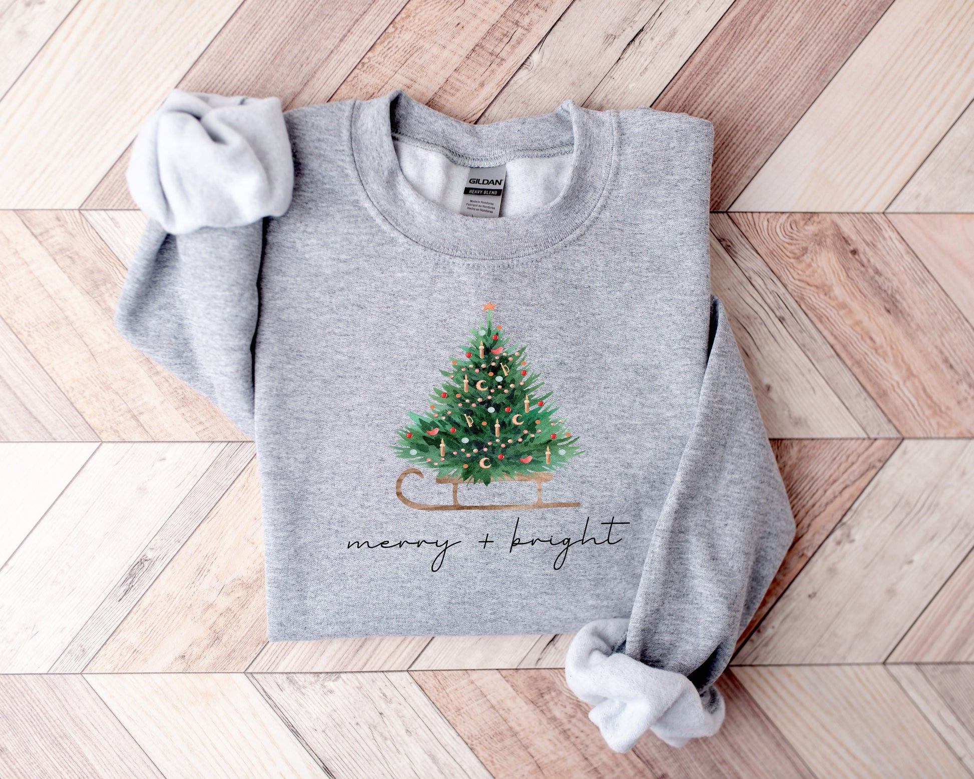 Christmas Tree Sweatshirt, Christmas Sweatshirt Women, Womens Christmas Sweatshirt, Christmas Sweater, Holiday Sweater, Winter Sweatshirt - Up2ournecksinfabric