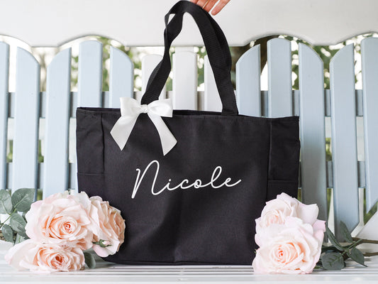 Bridesmaid Tote Bags, Personalized Bridesmaid Bags, Bridal Party Bridesmaid Gifts, Maid of Honor Tote, Custom Bridesmaid Tote Bags, Tote Bag