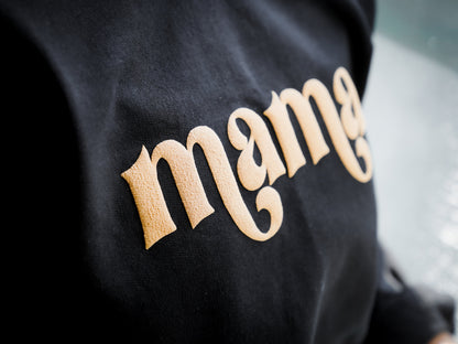 Embossed Gold Mama Crewneck Sweatshirt - Up2ournecksinfabric