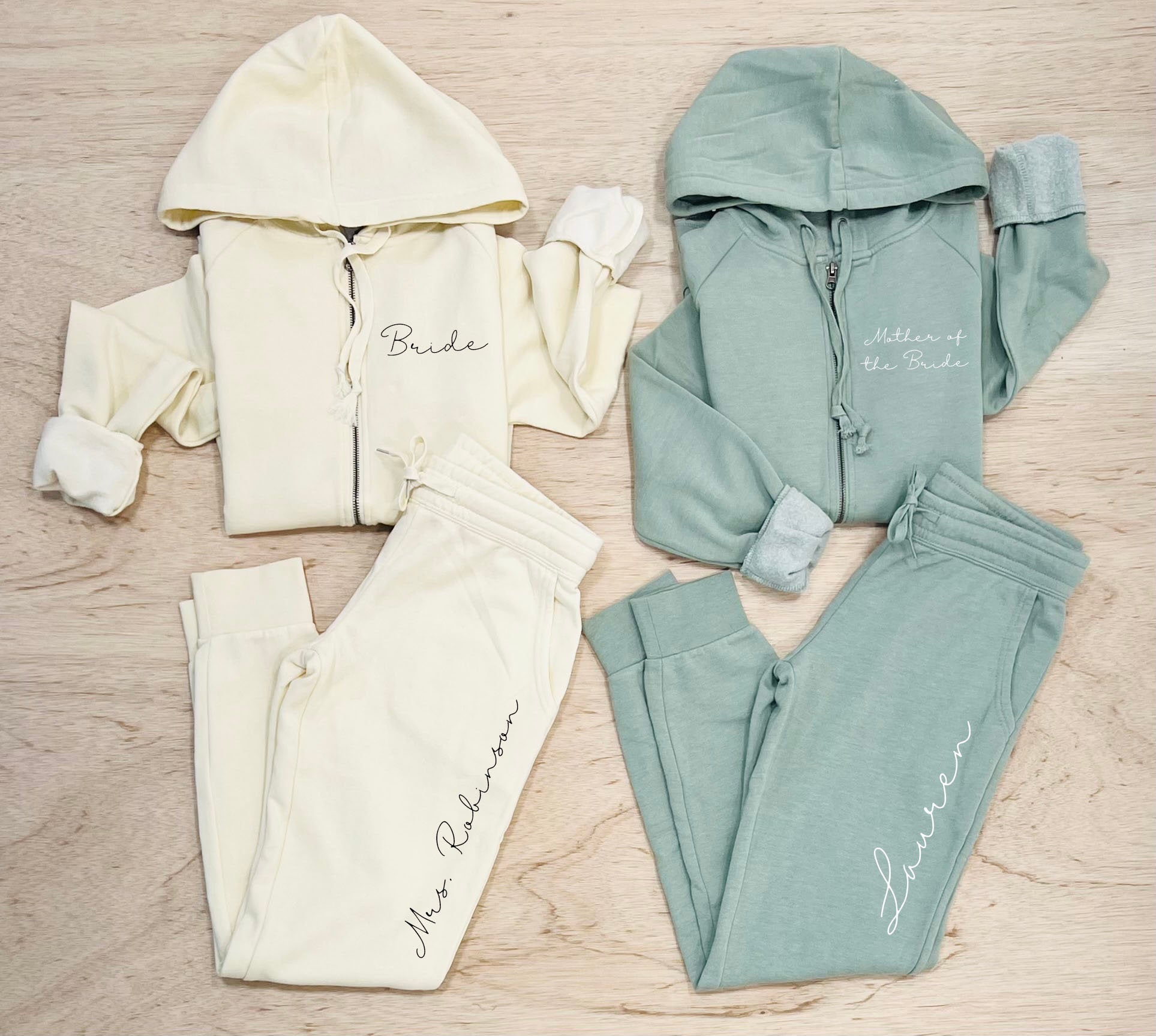 Custom Bridesmaid Getting Ready Outfits Up2ournecksinfabric