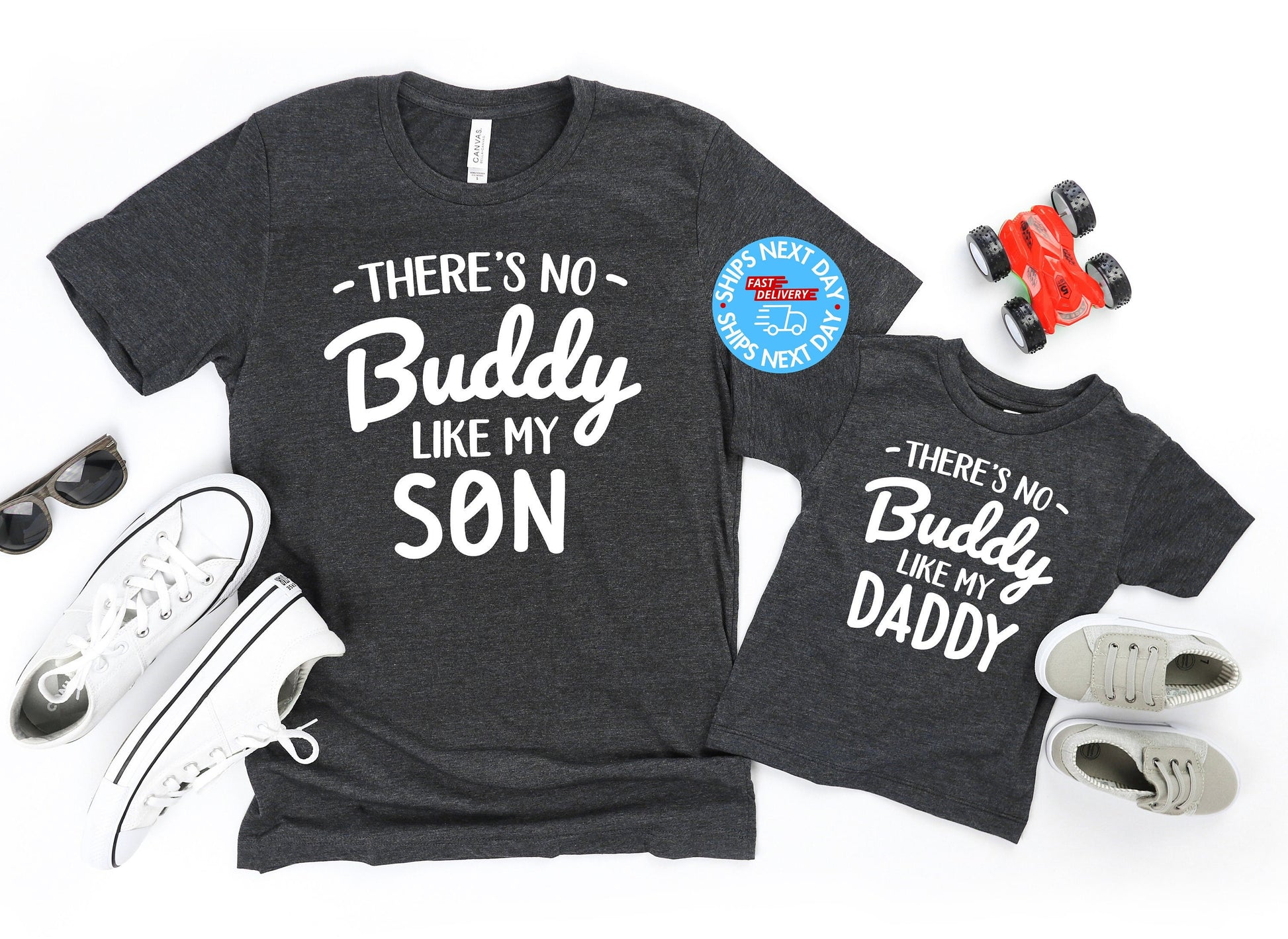 Father and son shirts, fathers day gift, number one dad, first fathers day, gift for husband, gift for dad, matching son and dad 3-6 MONTHS ONESIE